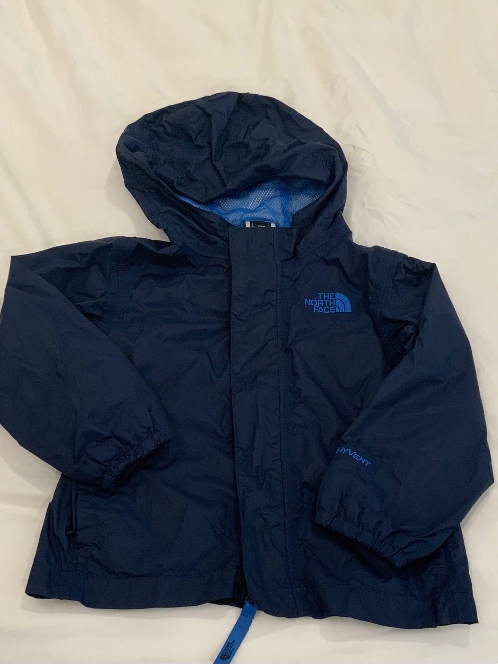 The North Face Navy Hooded Toddler Windbreaker Jacket